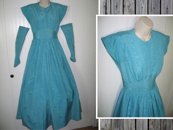 Darling Vintage Fred Perlberg Dress 1940s 1950s-S… - image 1