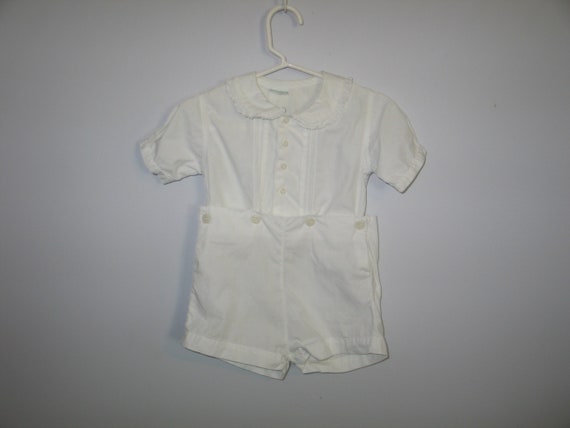 Darling Antique Vintage 1930's~Young Boys Romper-… - image 2