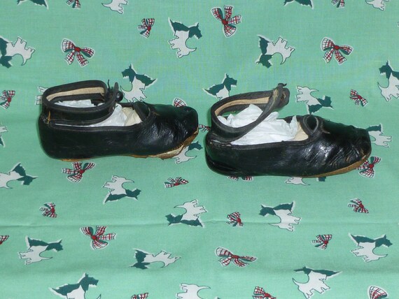 Darling Antique Mary Jane Shoes 1800s Baby Girl S… - image 6