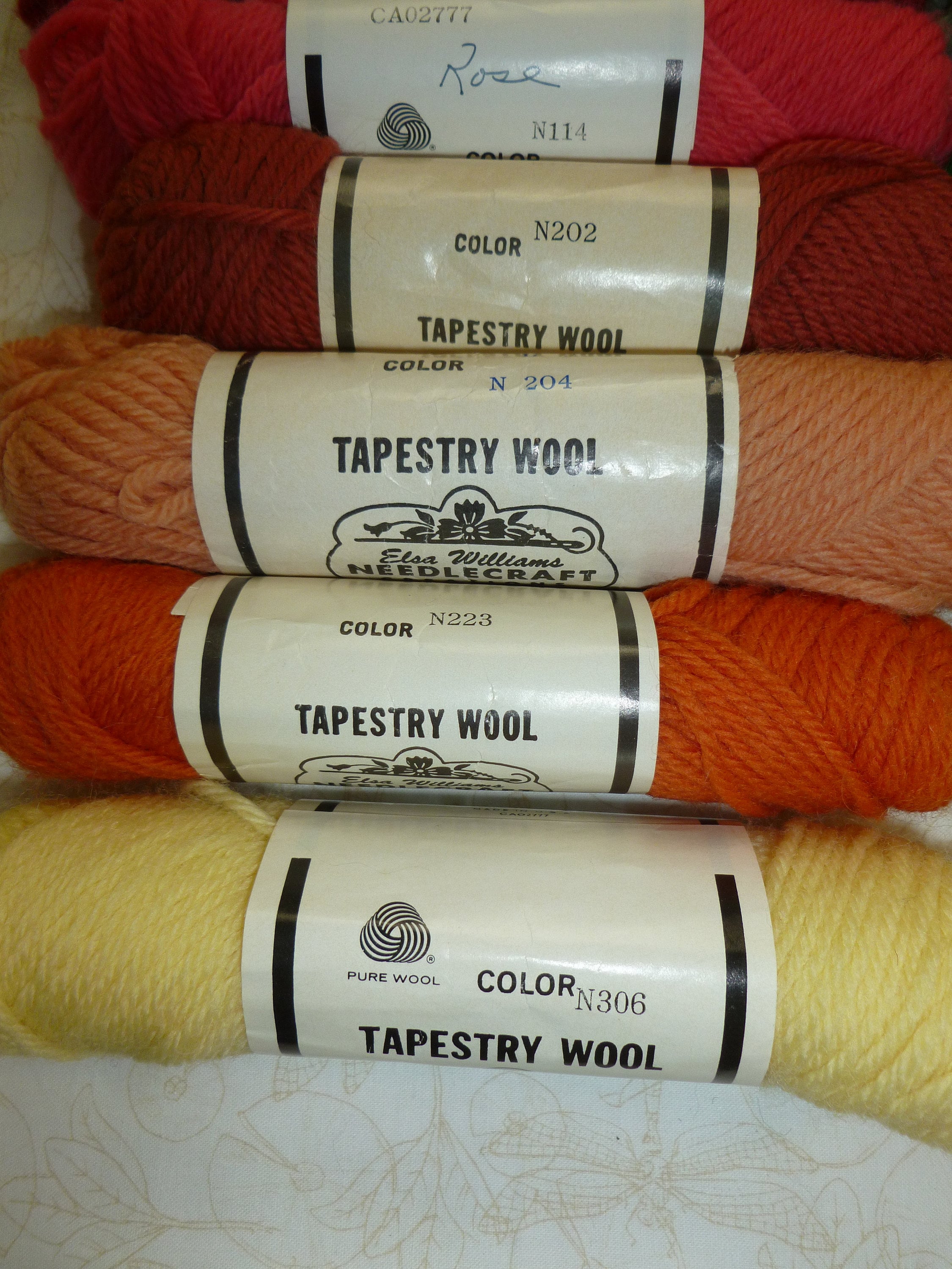 1 Needlepoint Wool Yarn elsa Williams 100 Wool Crewel Yarn 40 Yards Vintage Moth Proof Tapestry Yarn Etsy Canada