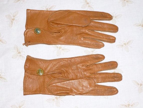 Darling Antique Toddler Children Gloves early 190… - image 9