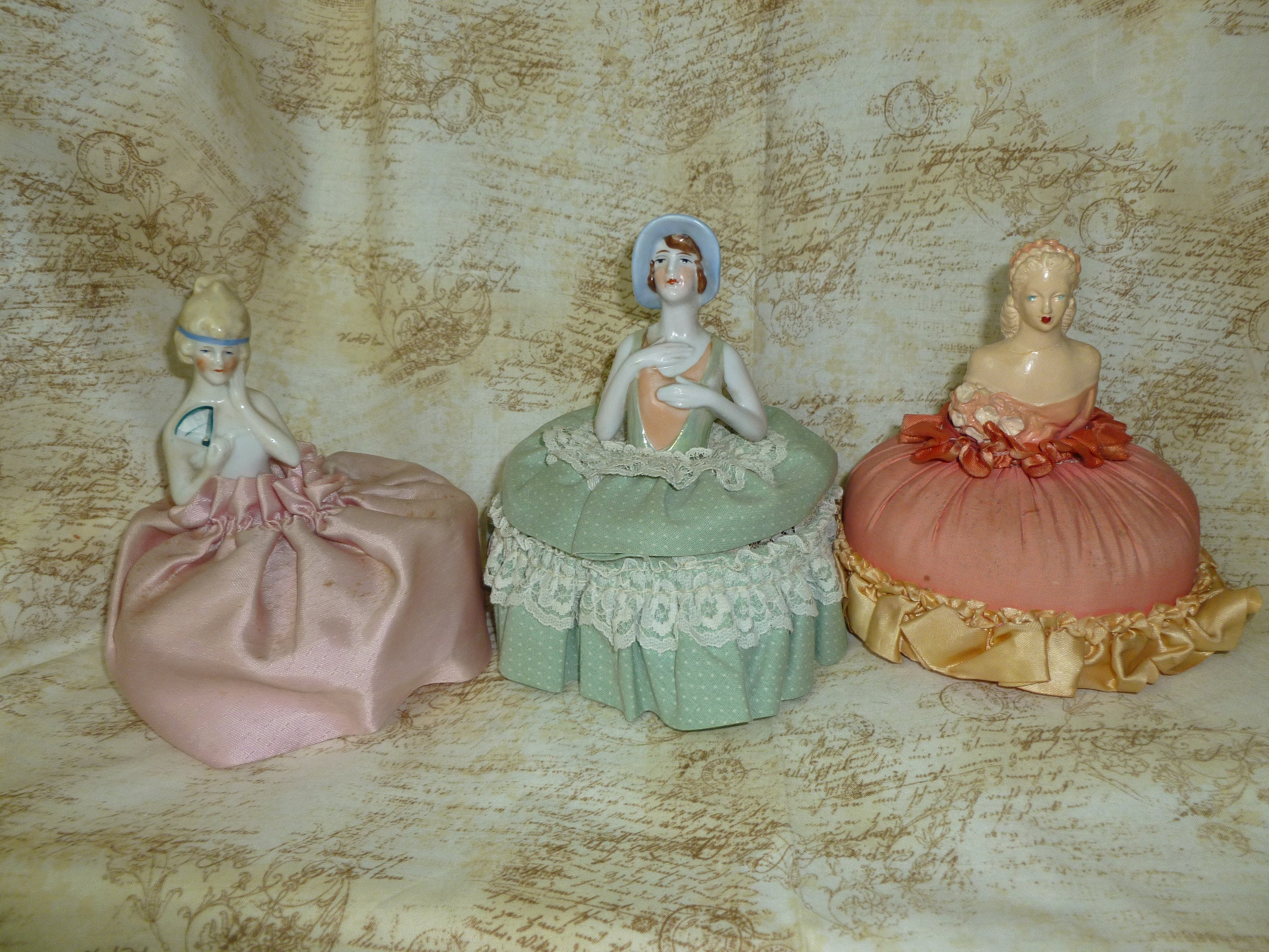 Antique Porcelain Pincushion Doll-vintage Half Doll-art Deco | Etsy UK