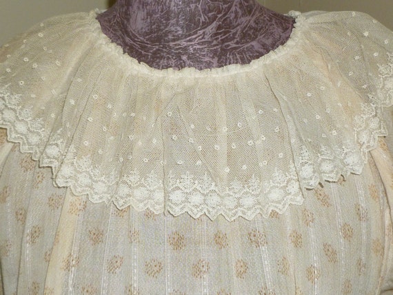 Antique Edwardian Dress c1900s Dress -Embroidered… - image 5