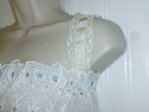 Antique Lace Camisole Embroidered Lace Vintage Vi… - image 5