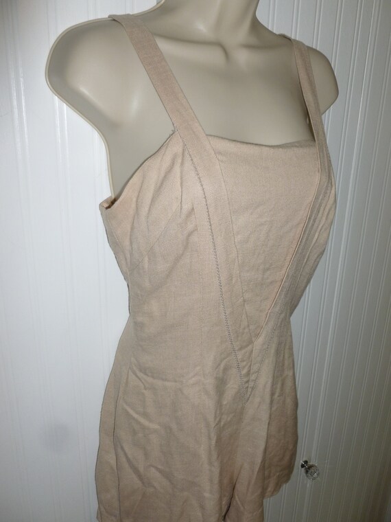 Vintage Linen Romper by "Bullock's Westwood" 1940… - image 2