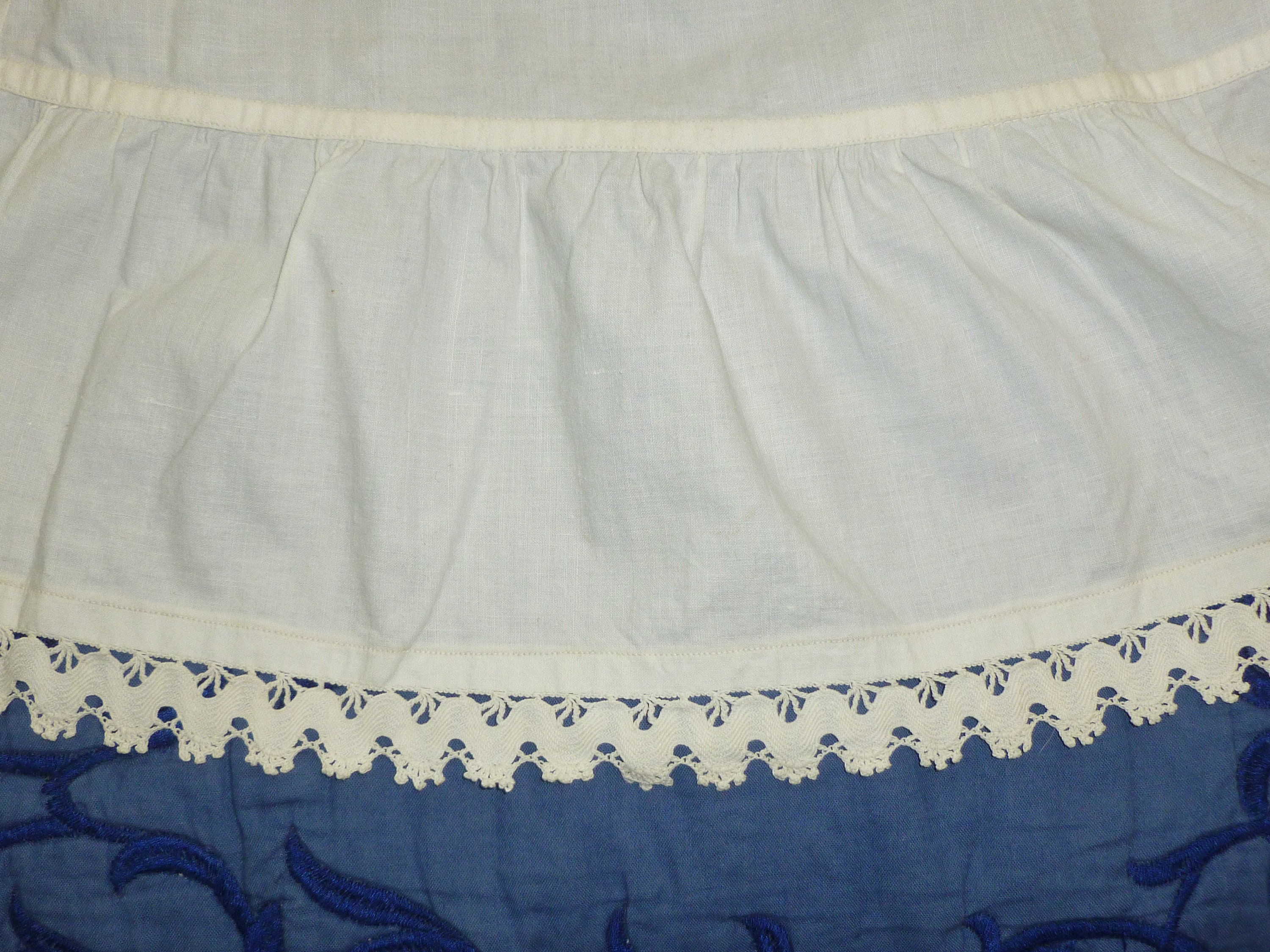Antique Petticoat Skirt Hand Made Crochet Lace Victorian Antique Petticoat Skirt Hand Made Crochet Lace Victorian
