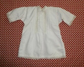 Darling Antique Edwardian Blouse Baby Large Doll Blouse-circa 1900s Antique Victorian Edwardian Crochet Lace