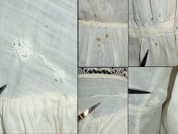 Antique Blouse Victorian Edwardian Delicate Bobbi… - image 10