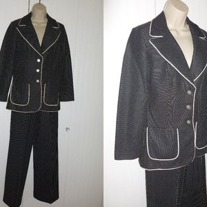 Vintage 1960s 1970s Pant Suit MOD RUSS Togs Retro High Waist - Etsy