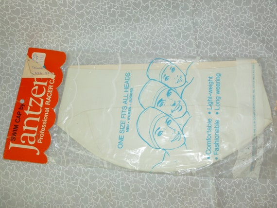 Vintage New Jantzen Swimming Bathing SWIM CAP Raci