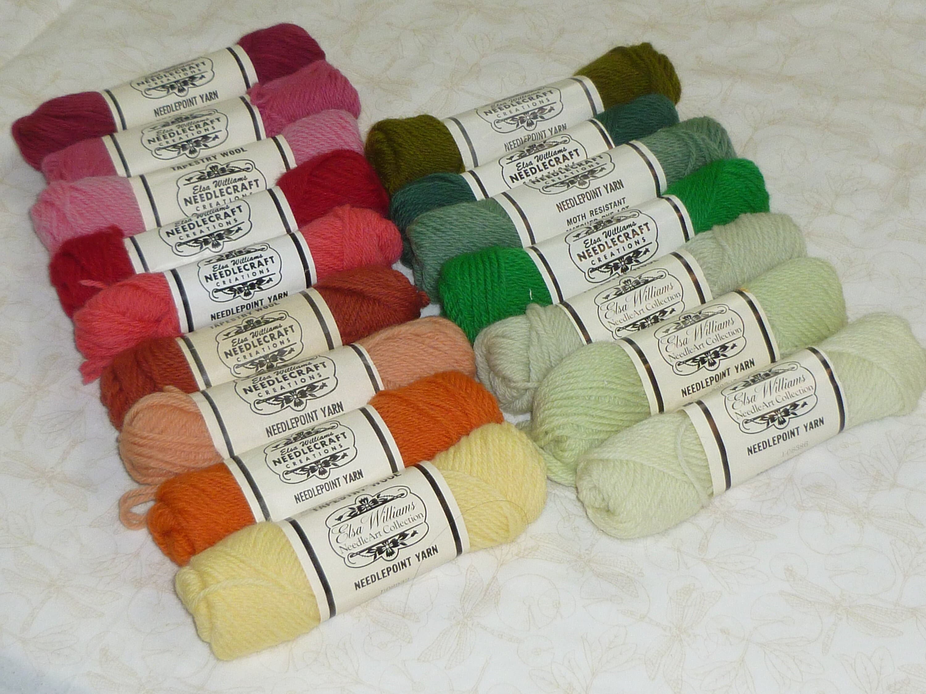 1 Needlepoint Wool Yarn -elsa Williams 100% Wool Crewel Yarn - 40
