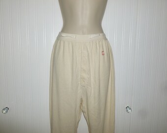 Antique Vintage Wool Blend Union Suit Thermal Long Johns