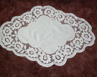 ヴィンテージ クエーカー レース テーブルクロス JUBILEE No. 1006