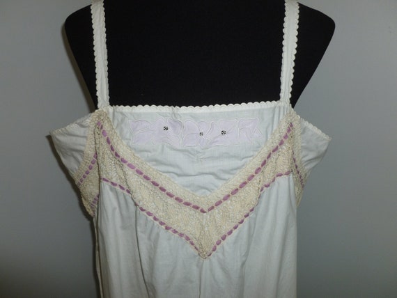 Antique Victorian Blouse-Edwardian Corset Cover Ca