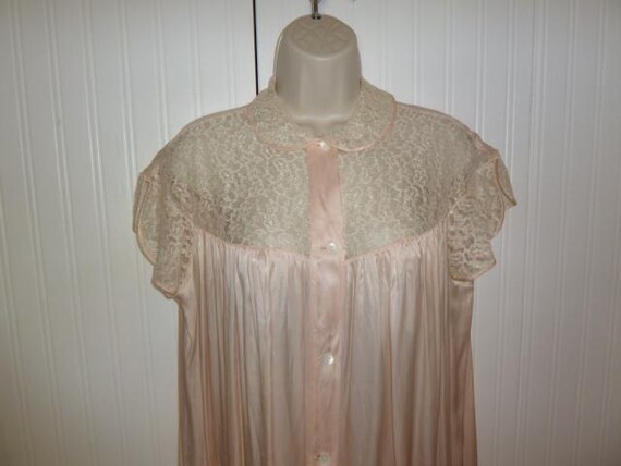 Vintage Satin & Lace Pajamas Barbizon Loungewear … - image 3