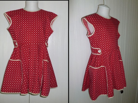 ADORABLE Antique Girls Dress~Vintage 1930s 1940s R