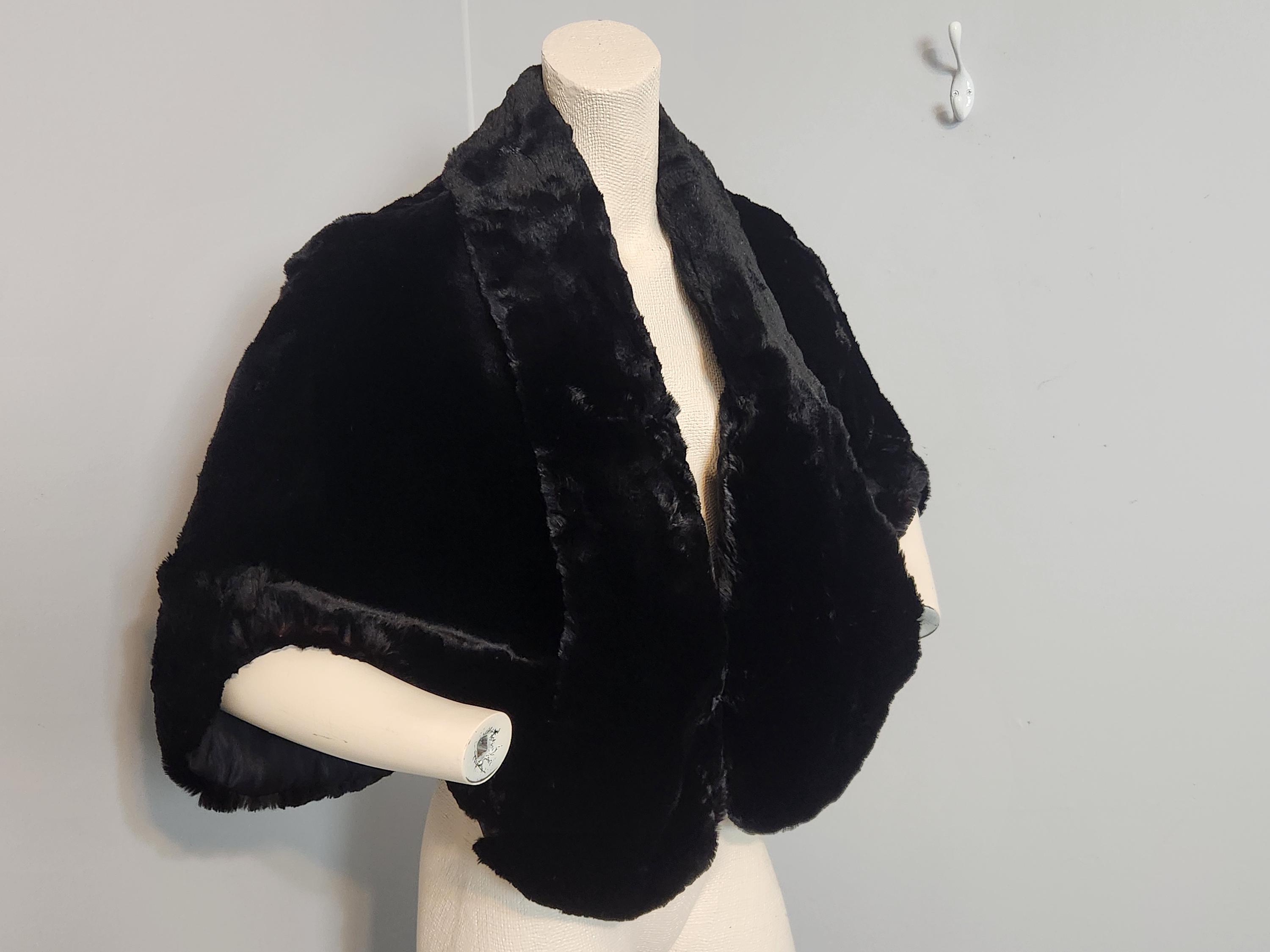 Mink Stole Black - Etsy