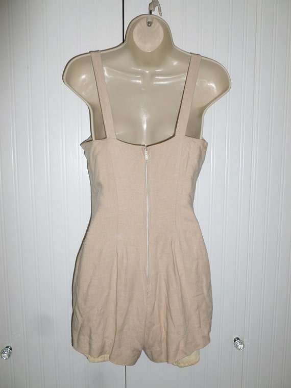 Vintage Linen Romper by "Bullock's Westwood" 1940… - image 8