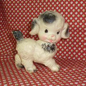 Vintage Lovable Puppy Dog Sun Rubber Company c1956 Squeak Toy WORKS!