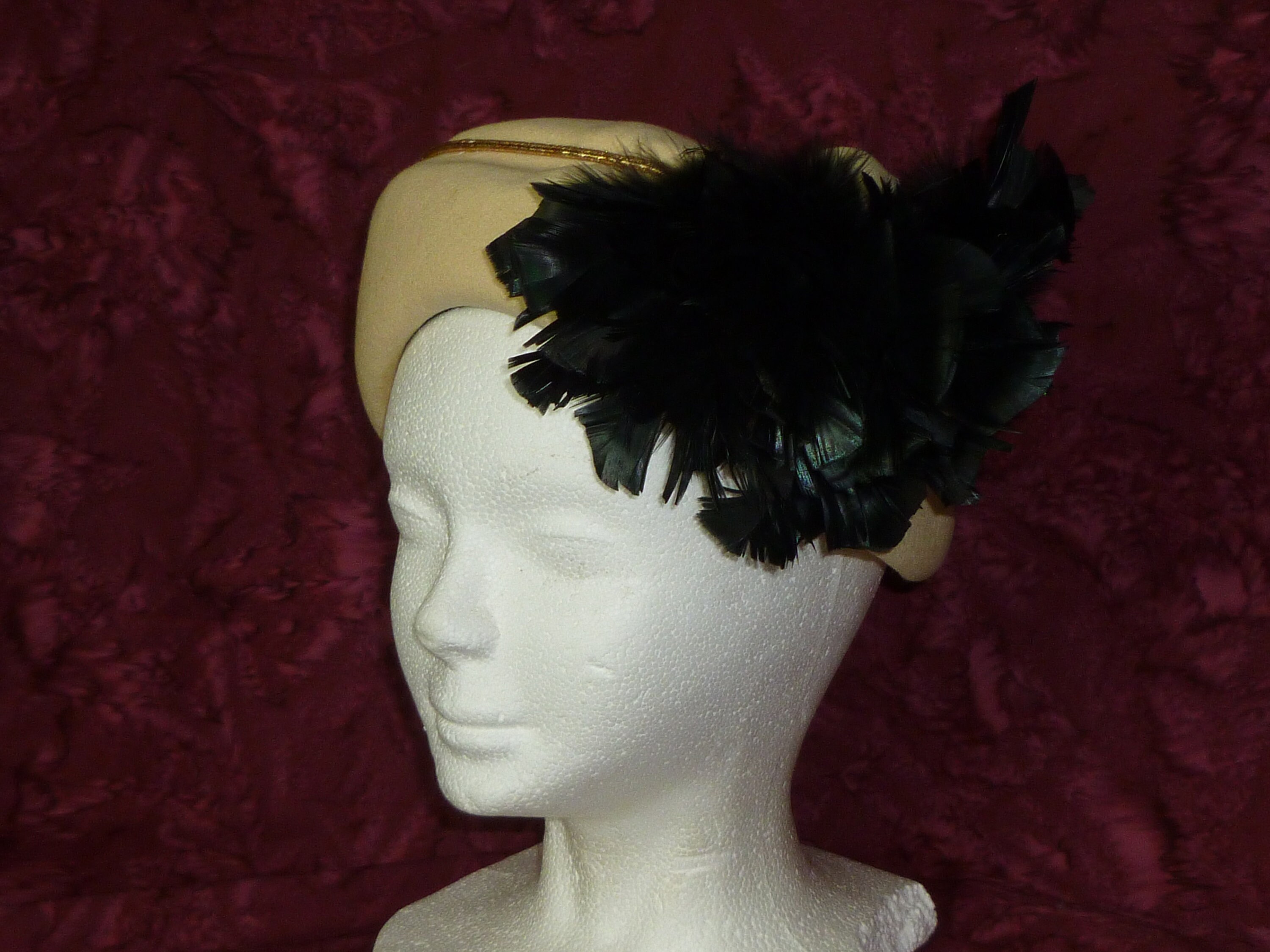 Vintage Wool Hat with Feathers - Henry Pollak, inc VTG Henry Pollak Co Ladies 100% Wool Hat Glenover Feathers  main image 3