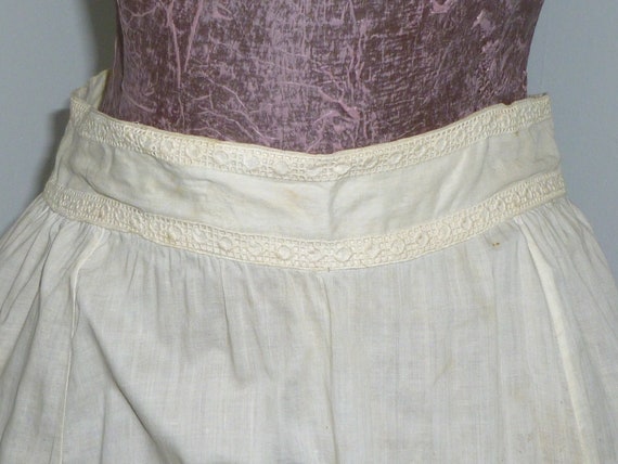 Antique Victorian Edwardian Layered Skirt c1900s … - image 3
