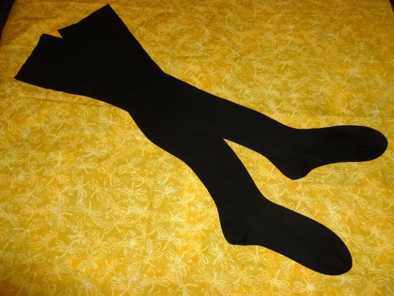HTF NOS 1900s Edwardian Garter Stockings Antique … - image 2