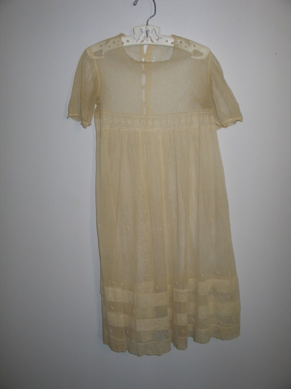 Antique 1900's SILK~Baby Dress~Christening Baptis… - image 2