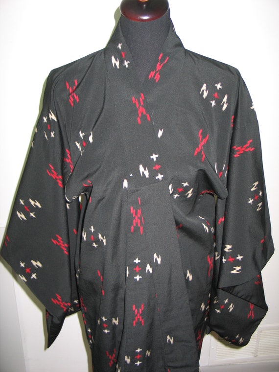 Antique Vintage 1940s Kimono - Womans-Mens Japane… - image 2