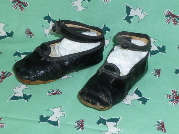 Darling Antique Mary Jane Shoes 1800s Baby Girl S… - image 2