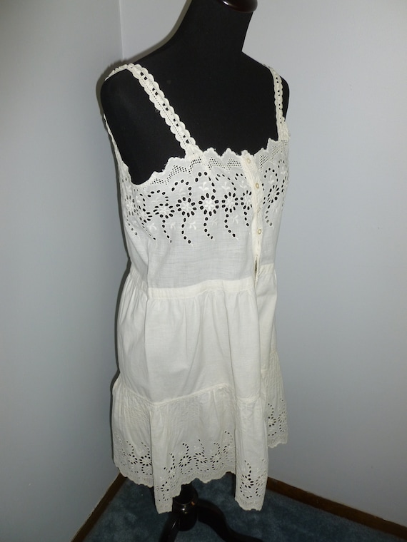 Antique Victorian Lingerie Chemise Edwardian Night