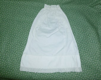 Antique Vintage DOLL Petticoat~Skirt~ Victorian Edwardian Lace circa 1900s Petticoat German French Doll Clothes