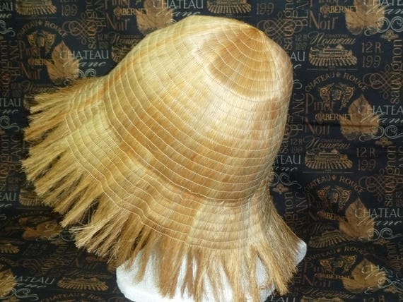 Sassy Sun Hat Beach French Riveira 1930s 1940s Stage Photo Prop Period Costume View 4
