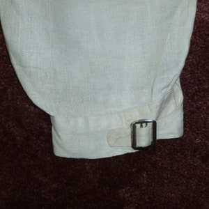 Antique golf pants men's knickers linen button fly Edwardian Flapper original early 1900s image 8
