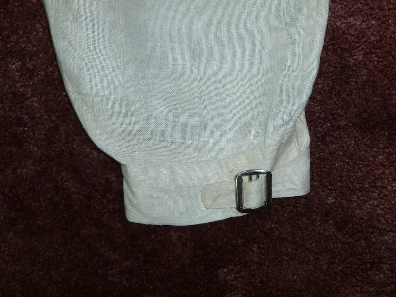 Antique golf pants men's knickers linen button fly Edwardian Flapper original early 1900s image 8