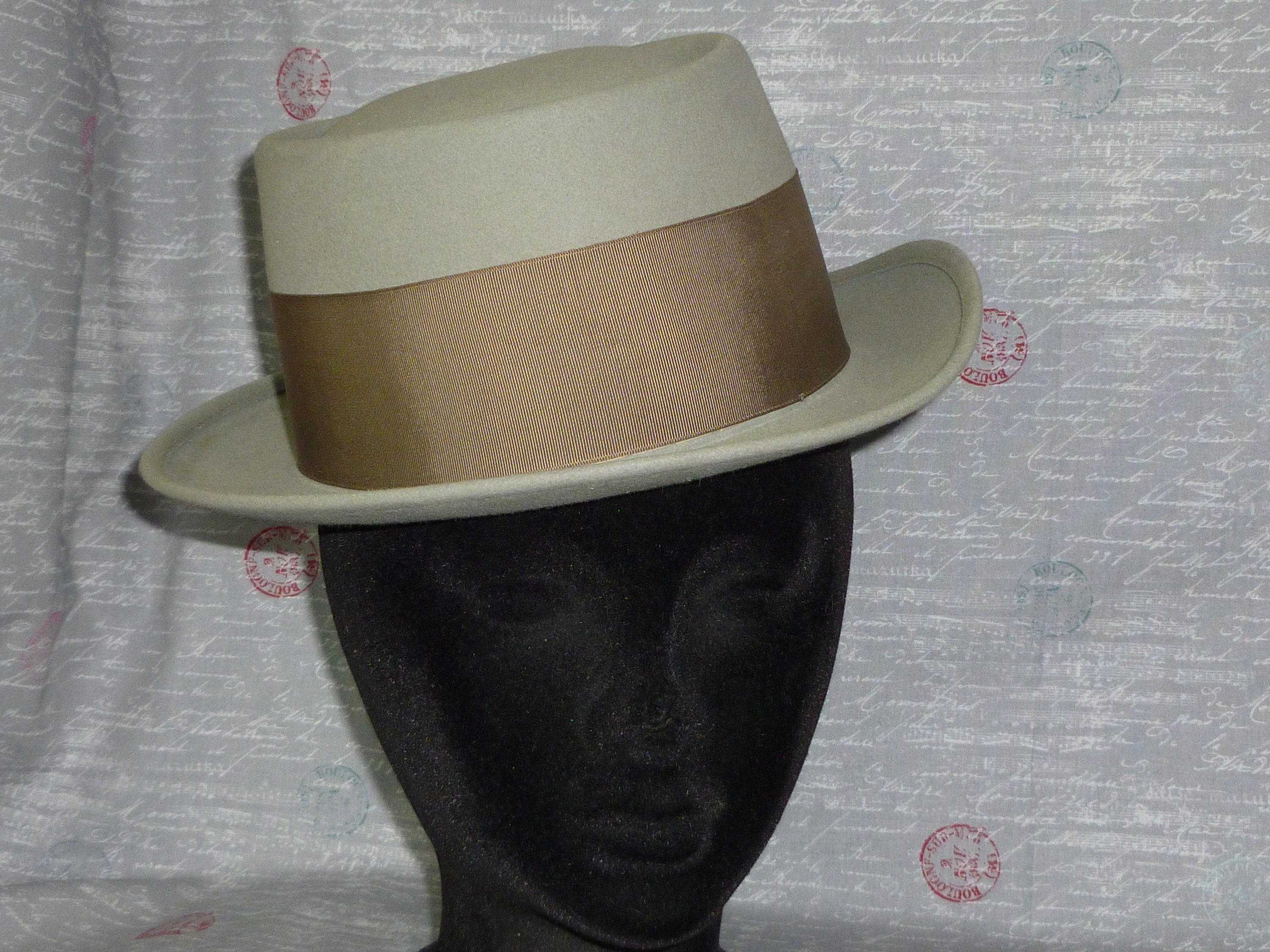 Antique Royal Stetson Fedora Hat Vintage John B STETSON Gray