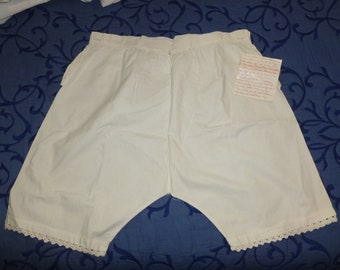 Victorian French Cotton Pantalettes ,bloomers, Antique Victorian