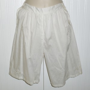 Antique lace bloomers, early 1900s victorian era pantaloons-lingerie pants, edwardian cotton turn of the century