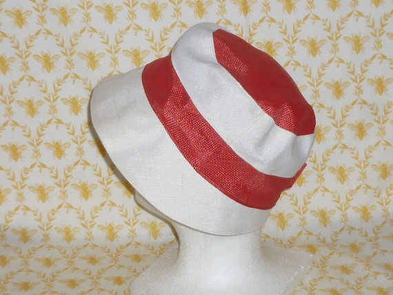 Antique Roaring Twenties Cloche Hat Vintage Straw… - image 4