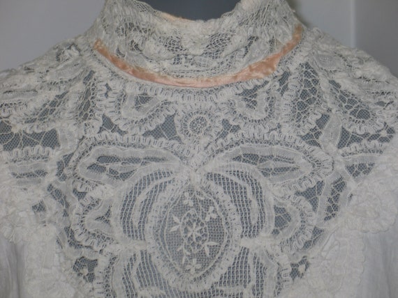 Antique Victorian Blouse Circa 1880-1900-Fine Tra… - image 2