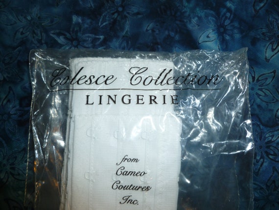 Vintage NOS 4 Hooks Bra Extender -Colesce -Lingerie Collection from Cameo Coutures Inc View 2