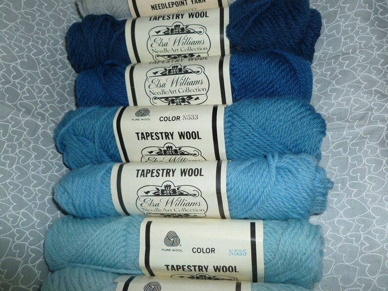1 Needlepoint Wool Yarn Elsa Williams 100 Wool Crewel Yarn Etsy