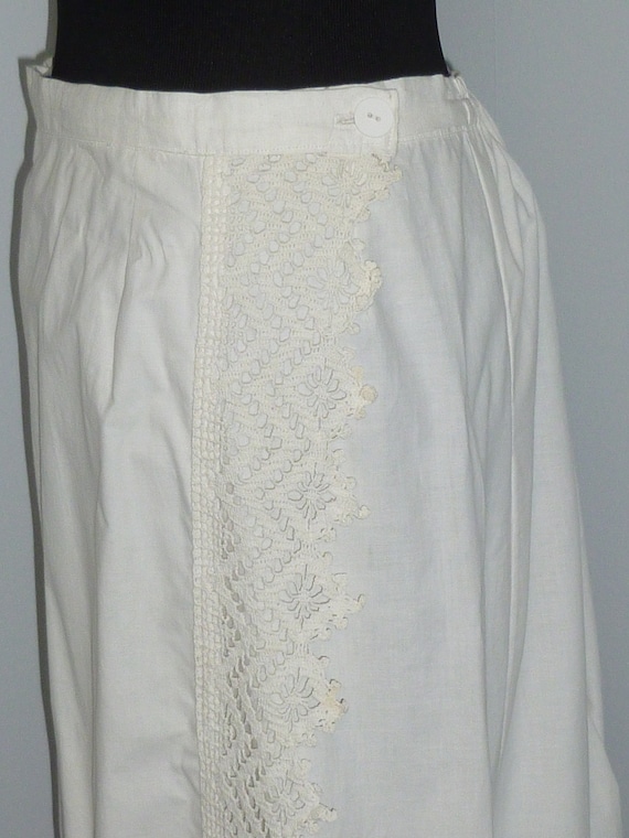 Antique Edwardian Wrap Skirt c1900s Walking Skirt… - image 4