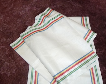 未使用・未裁断のアンティークタオル地リネン 5ヤード以上 ヴィンテージテーブルランナー生地 クラッシュタオル キッチンタオル リネンハンドタオル - 未使用・未裁断 181インチ x 16インチ