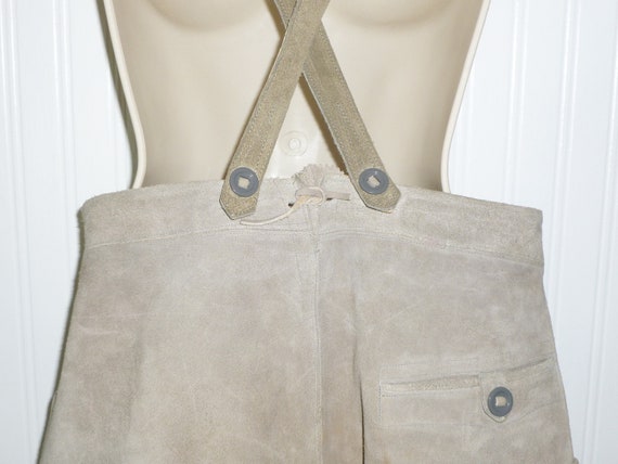 Vintage Lederhosen German Austrian Bavarian Suede… - image 8