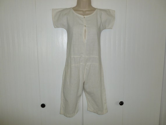 Antique 1920s 1930s Cotton Underwear White Edwardi