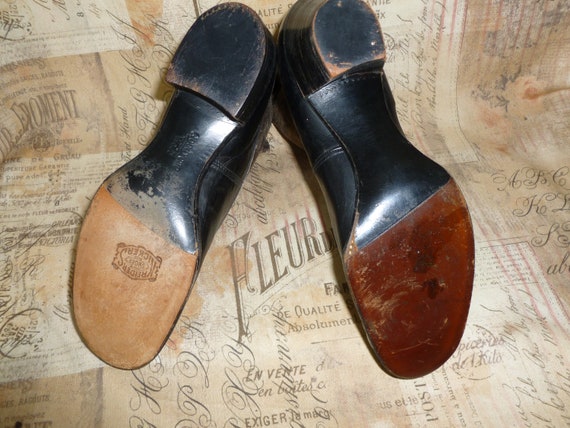 Antique Boots Victorian Edwardian Button Tu-tone … - image 8