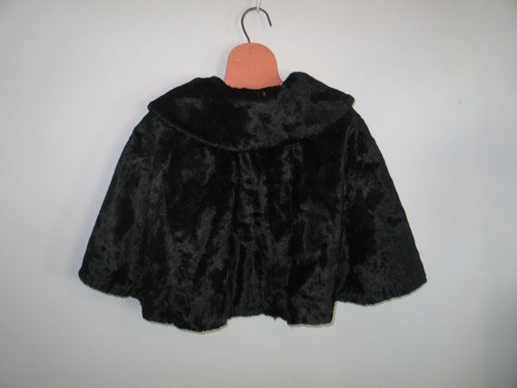 Antique Fur Cape Young Girls Antique Jacket Coat … - image 4