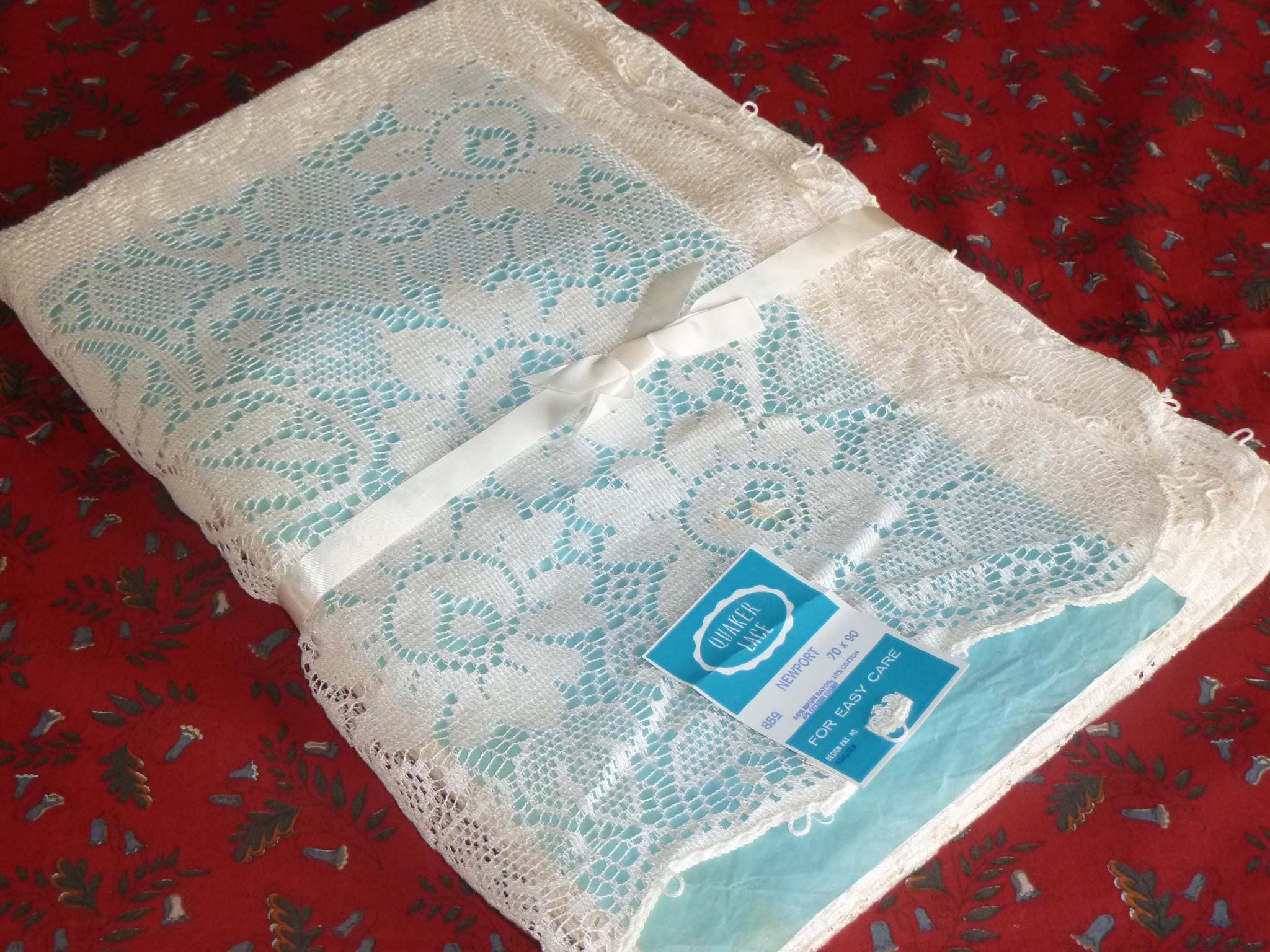 Quaker lace tablecloth - Etsy 日本