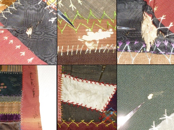 19世紀総手縫いピケ 天然染色 ハンドメイド 古布 キルト フランスアンティーク 19世紀総手縫いピケ 天然染色 ハンドメイド 古布 キルト