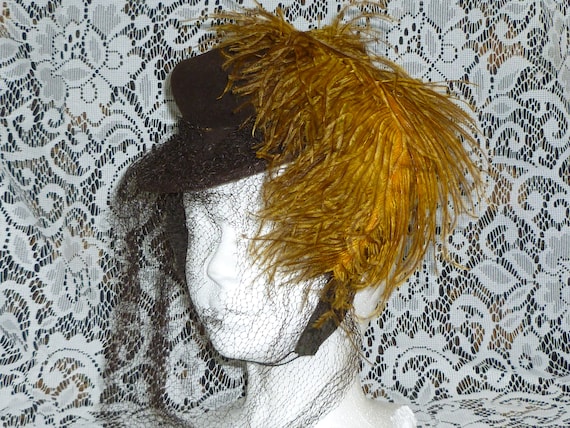 Antique Hat / Victorian 1900s Summer Bonnet Hat /